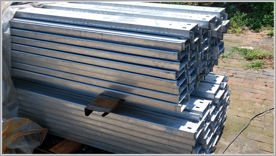 Z section steel beam